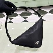 	 Bagsaaa Prada Triangle leather mini-bag black - 2