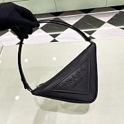 	 Bagsaaa Prada Triangle leather mini-bag black - 5