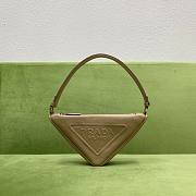 Bagsaaa Prada Triangle leather mini-bag beige - 1