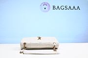 Bagsaaa YSL White Jamie Medium Shoulder Bag -  25 x 15 x 7. 5 cm - 5