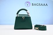 Bagsaaa Louis Vuitton Capucines BB Taurillon Green - 21*14*8cm - 1