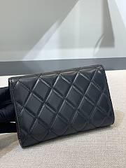 	 Bagsaaa Chanel Wallet Black Lambskin Gold Hardware - 18 x 11 cm - 5