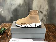  SPEED 2.0 MONOCOLOR RECYCLED KNIT TRAINERS IN BEIGE - 1
