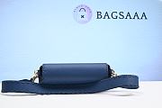Bagsaaa Fendi Baguette Blue Selleria bag with oversize topstitching  - 2