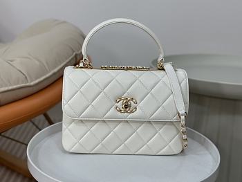 Bagsaaa Chanel Trendy CC White Bag - 25cm
