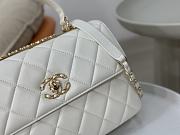Bagsaaa Chanel Trendy CC White Bag - 25cm - 4