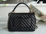 Bagsaaa Chanel Trendy CC Chevron Gold Hardware 25cm - 2