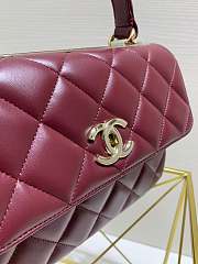 Bagsaaa Chanel Trendy CC Burgundy Gold Hardware 25cm - 3