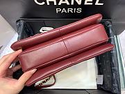Bagsaaa Chanel Trendy CC Large Quilting Burgundy Leather Gold Hardware 25cm - 4