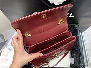 Bagsaaa Chanel Trendy CC Large Quilting Burgundy Leather Gold Hardware 25cm - 2