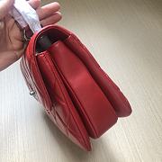	 Bagsaaa Chanel Trendy CC Red Silver Hardware 25cm - 6