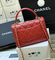 Bagsaaa Chanel Trendy CC Red Gold Hardware 25cm - 6