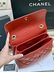 Bagsaaa Chanel Trendy CC Red Gold Hardware 25cm - 4