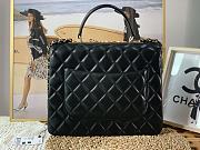 Chanel Black Large Trendy CC Lambskin Leather Flap Bag - 3