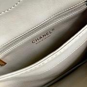 	 Bagsaaa Chanel Trendy CC Chevron Grey Leather - 5