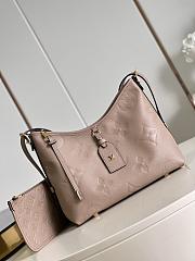 	 Bagsaaa Louis Vuitton Carryall PM bag Taupe - 6