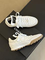 Bagsaaa Chanel Lambskin White Sneakers - 4
