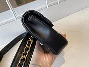 Bagsaaa Chanel Vintage Waist Bag Black Lambskin - 18*11*5cm - 4