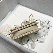 	 Bagsaaa Chanel Belt Bag Beige Lambskin - 13.5x9x4cm - 6