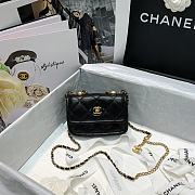 	 Bagsaaa Chanel Belt Bag Black Lambskin - 13.5x9x4cm - 1