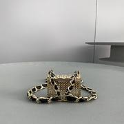 Bagsaaa Chanel Belt bag gold metal - 6.2x2.7x4.7cm - 2