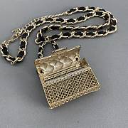 Bagsaaa Chanel Belt bag gold metal - 6.2x2.7x4.7cm - 3
