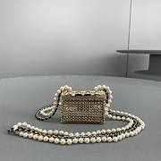 Bagsaaa Chanel Tiny Belt bag gold metal pearl chain - 6.2x2.7x4.7cm - 5