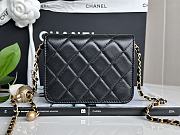 Bagsaaa Chanel Black Belt Bag - 12.5×10cm - 2