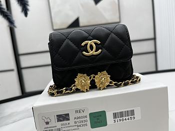 Bagsaaa Chanel Belt Bag A96006 Black 9cm