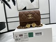 	 Bagsaaa Chanel Belt Bag A96006 Brown 9cm - 1