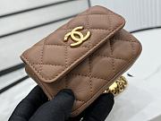 	 Bagsaaa Chanel Belt Bag A96006 Brown 9cm - 2