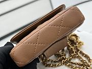 	 Bagsaaa Chanel Belt Bag A96006 Brown 9cm - 4