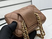 	 Bagsaaa Chanel Belt Bag A96006 Brown 9cm - 6