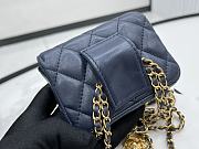 Bagsaaa Chanel Belt Bag A96006 Dark Blue 9cm - 6