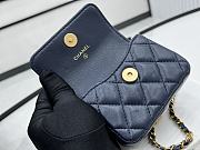Bagsaaa Chanel Belt Bag A96006 Dark Blue 9cm - 3