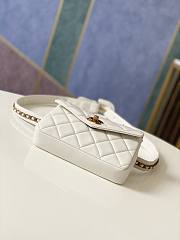 Bagsaa Chanel Belt bag White 18*3.5*12cm - 4