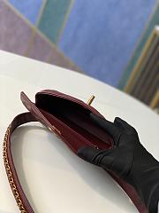	 Bagsaa Chanel Belt bag Burgundy 18*3.5*12cm - 3