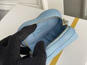 Bagsaaa Chanel Heart Belt Bag Blue - 11x8.5x5.5cm - 5