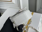 	 Bagsaaa Chanel Heart Belt Bag White - 11x8.5x5.5cm - 5