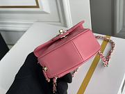 	 Bagsaaa Chanel Heart Belt Bag Pink - 11x8.5x5.5cm - 6