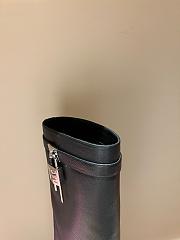 Bagsaaa Givenchy Black Grainedp Leather Long Boots - 5