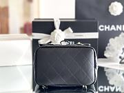 Bagsaaa Chanel Backpack Bucket Lambskin Black Leather - 22x21x13cm - 2