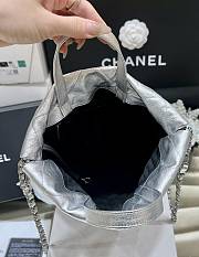 Bagsaaa Chanel 22k silver Backpack - 40x51x9cm - 3