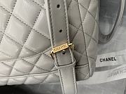 	 Bagsaaa Chanel Urban Spirit Grey Lambskin Leather Gold Hardware - 25X20X10CM - 3