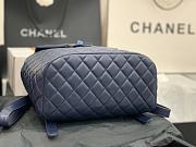 	 Bagsaaa Chanel Urban Spirit Blue Lambskin Leather Gold Hardware - 30X25X15CM - 5