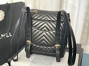 Bagsaaa Chanel Urban Spirit Black Chevron Lambskin Leather Gold Hardware - 25X20X10CM - 5