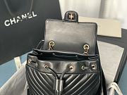Bagsaaa Chanel Urban Spirit Black Chevron Lambskin Leather Gold Hardware - 25X20X10CM - 4