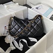 	 Bagsaaa Chanel 19 Hobo Shoulder Black Bag - 13.5×23.5×5.3cm - 4
