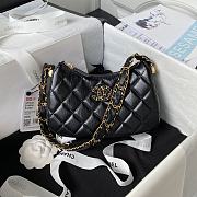 Bagsaaa Chanel 19 Hobo Shoulder Black Bag - 12×20.5×4.5cm  - 1