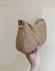 	 Bagsaaa Chanel 19 Hobo Shoulder Beige Bag - 12×20.5×4.5cm - 5